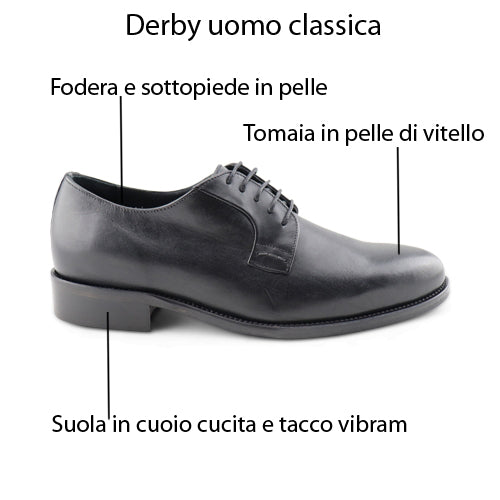 Derby nere in pelle