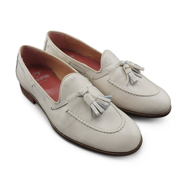 Mocassini naplak bianco