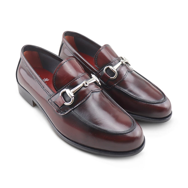 Mocassini greta abrasivati bordeaux