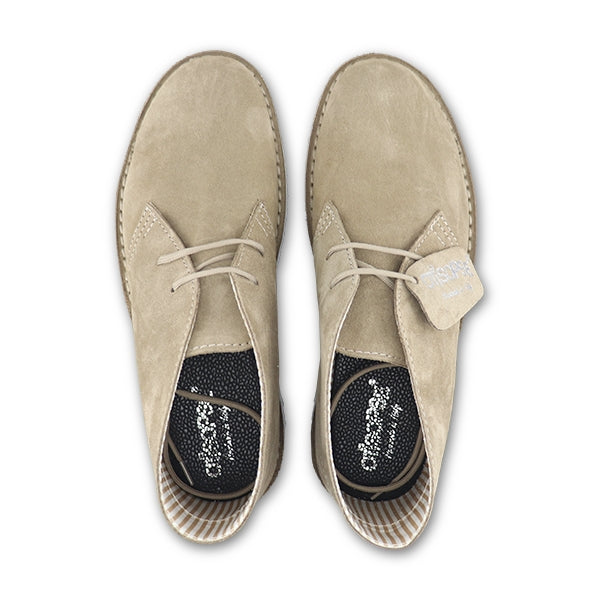 Taupe suede Vibram ankle boots