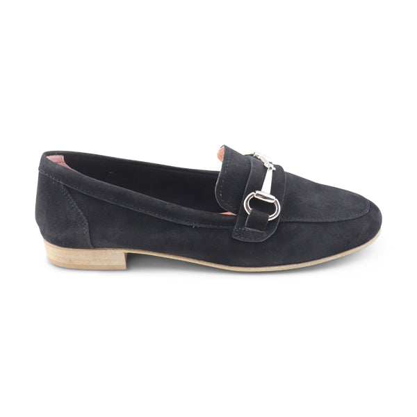 Mocassini camoscio nero