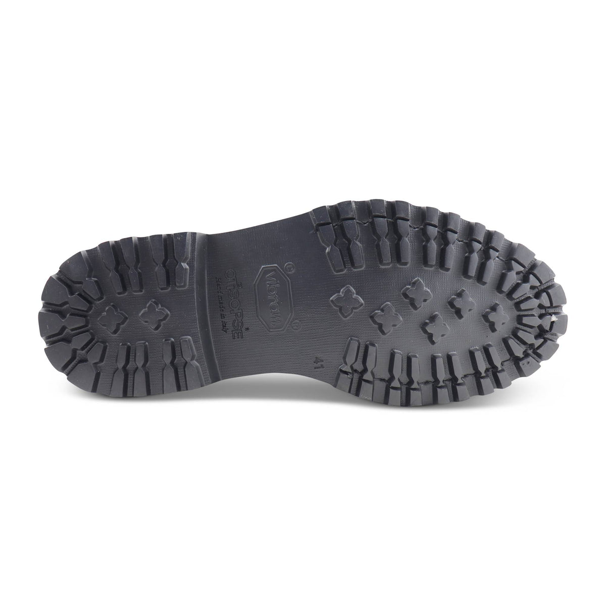 Doppia fibbia Vibram moro in pelle