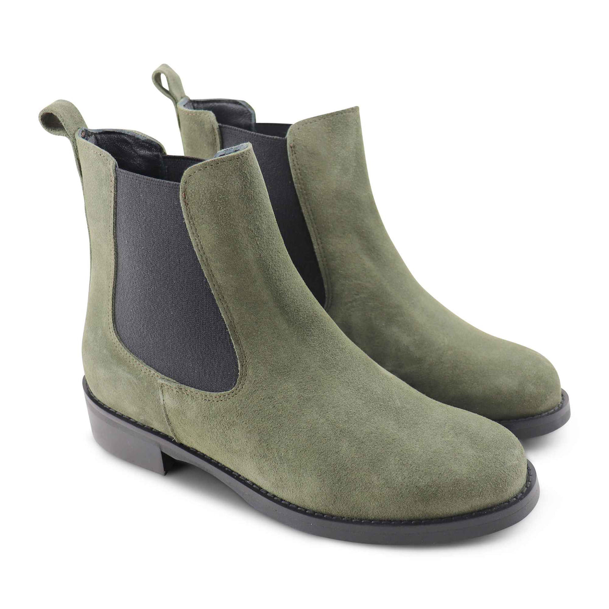 Chelsea in camoscio verde
