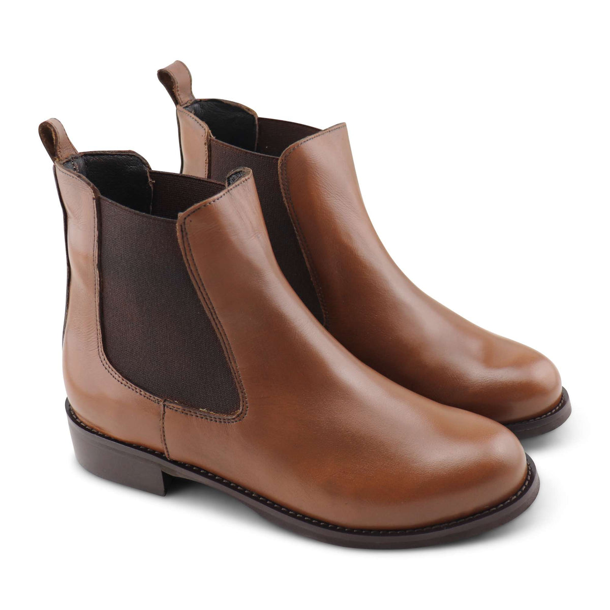 Chelsea in pelle cuoio