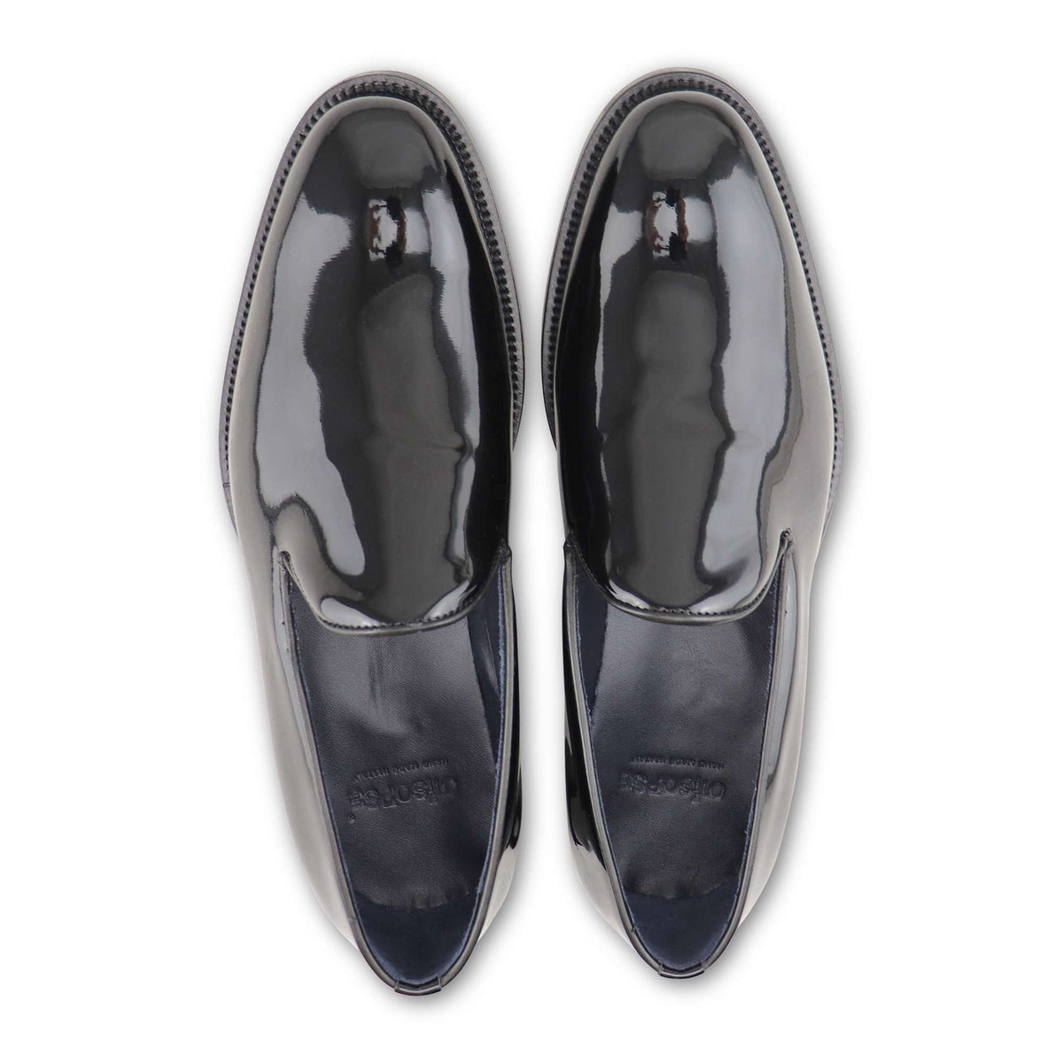 Slippers vernice nera