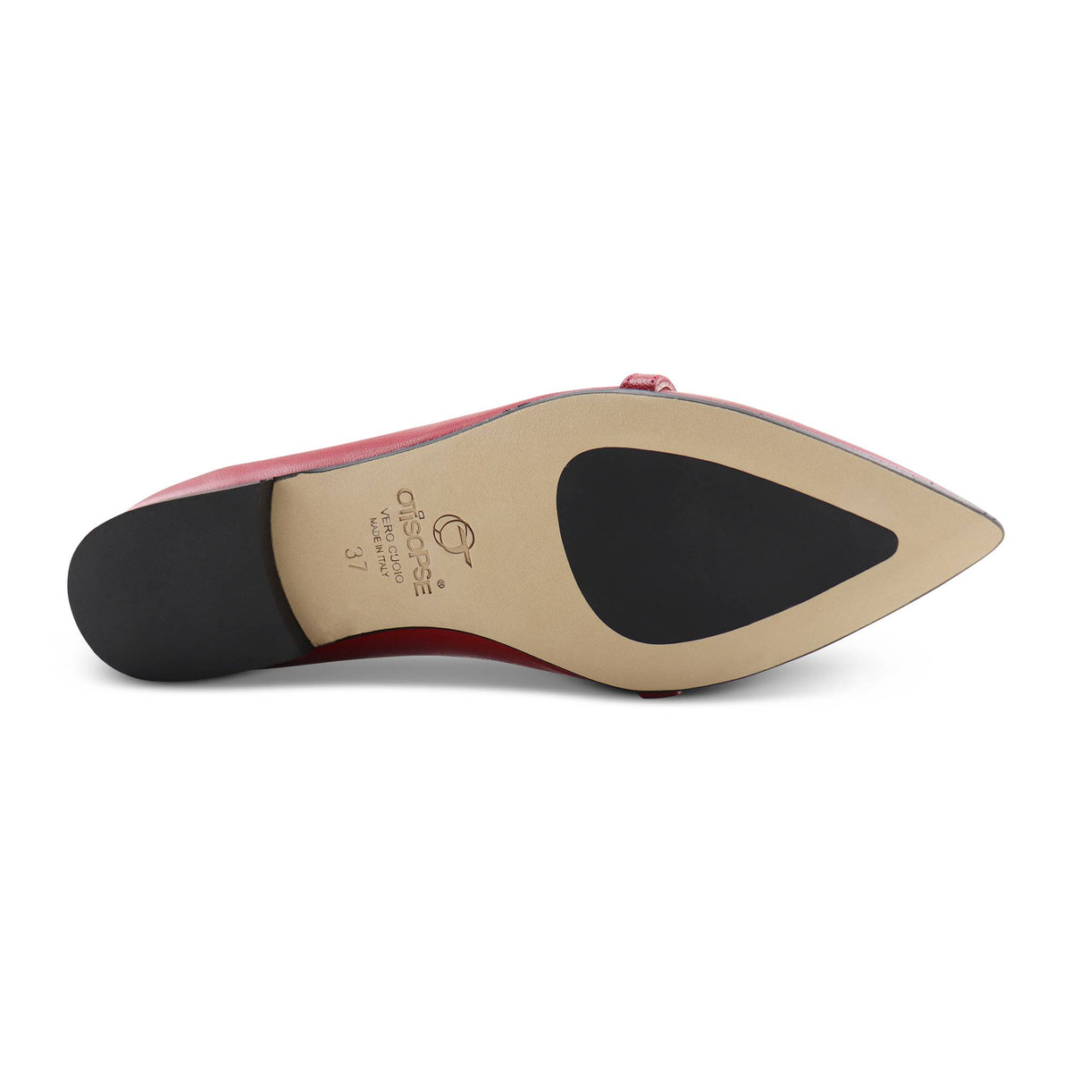 Flat shoes Imma in pelle rossa