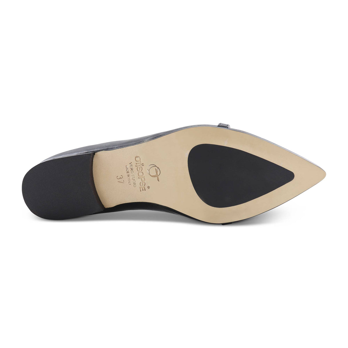Flat shoes Imma in pelle nera
