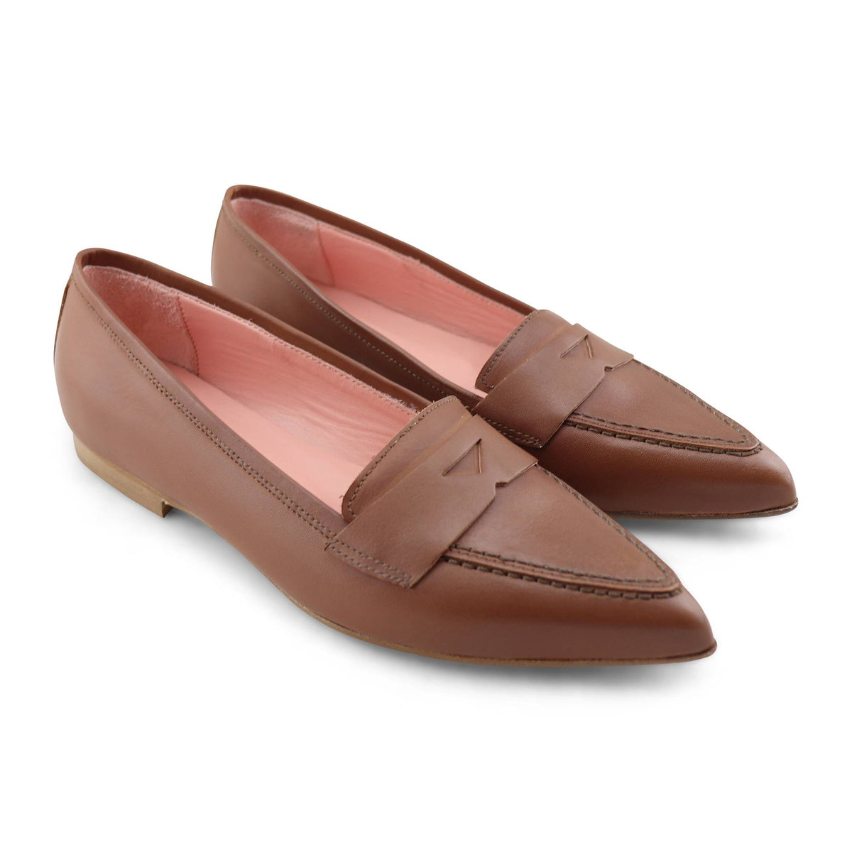 Mocassini bea in pelle cuoio