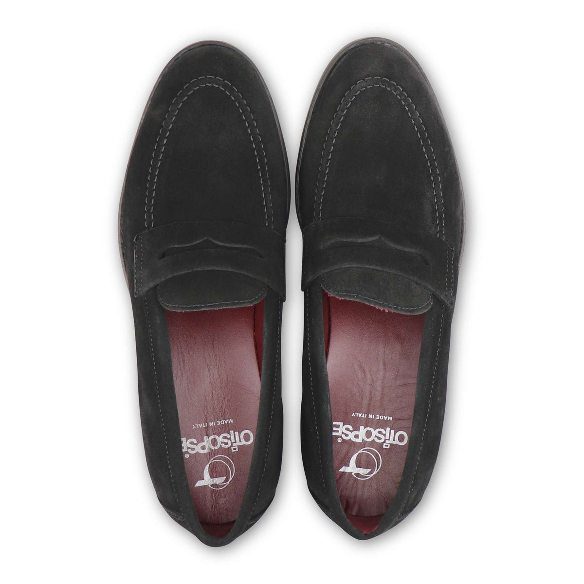 Mocassini camoscio nero