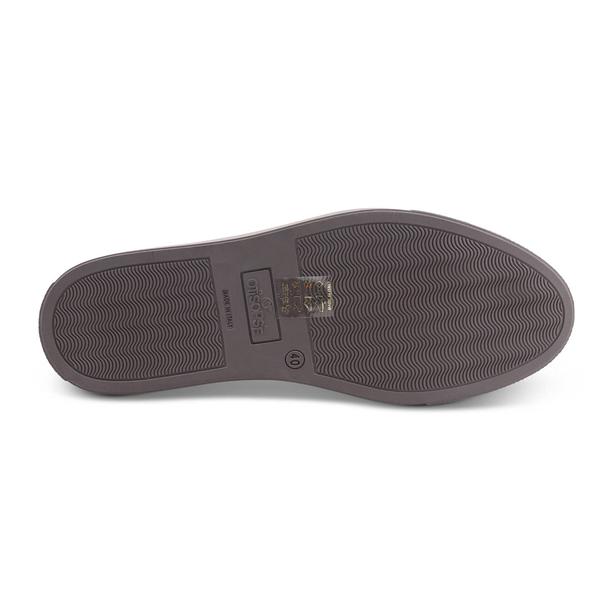 Sneakers in pelle testa di moro