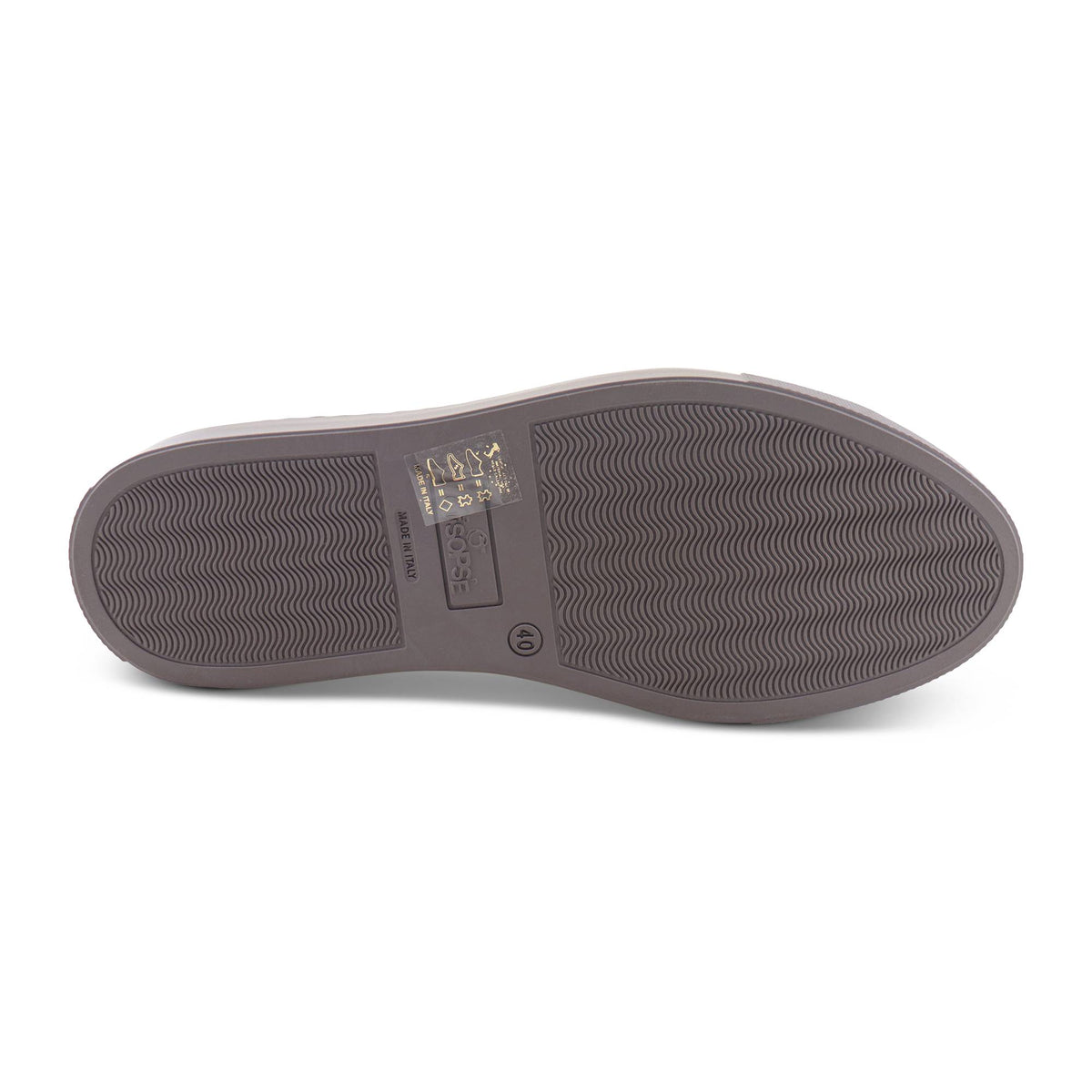 Sneakers από δέρμα και καστόρι testa di moro