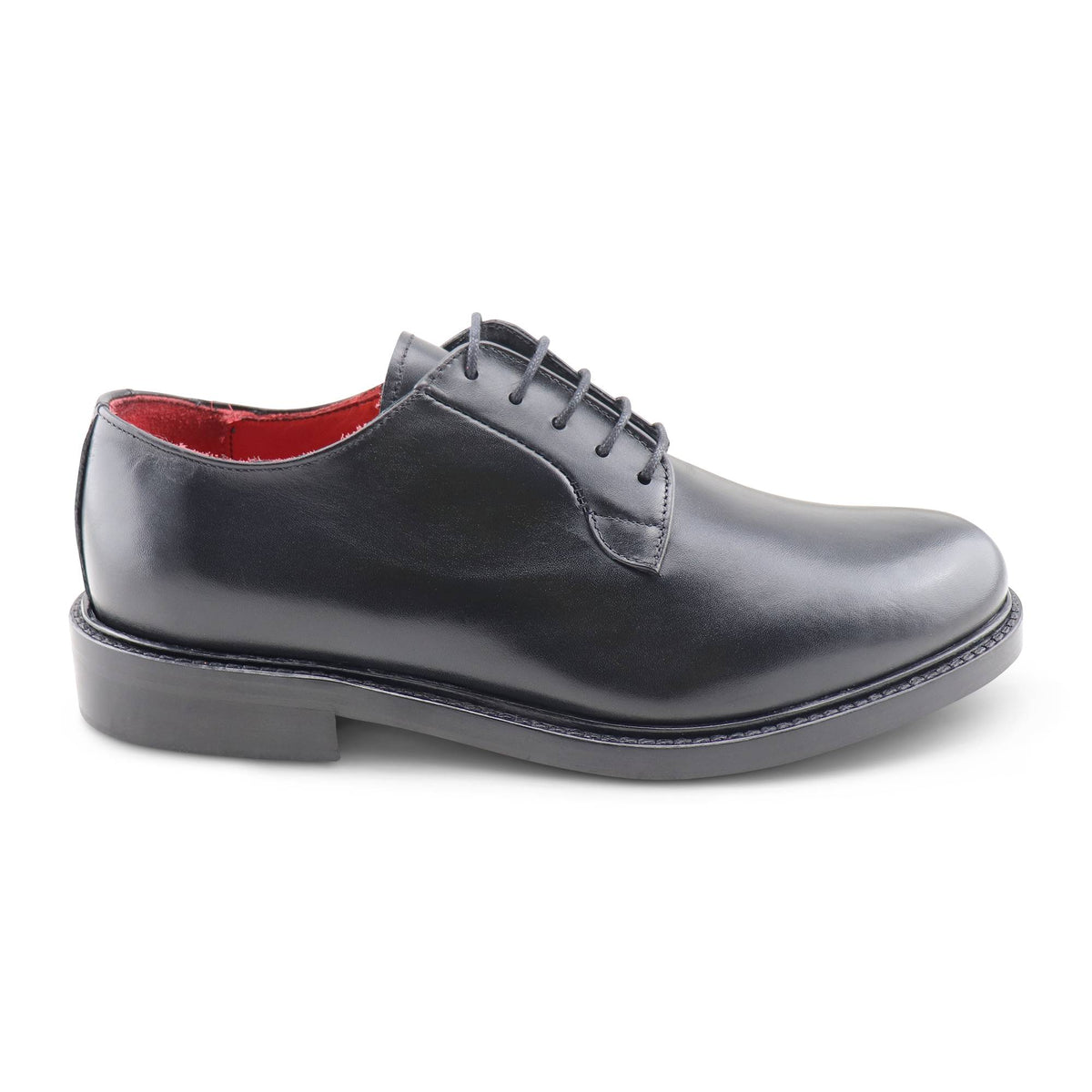 Derby in pelle nera