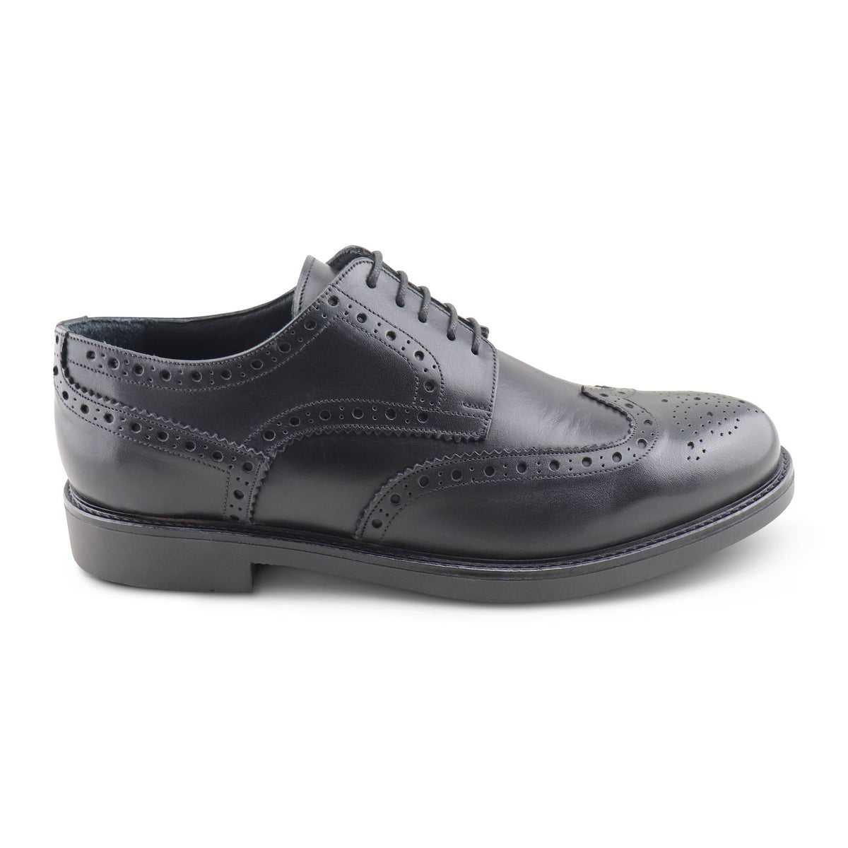 Derby in pelle nera