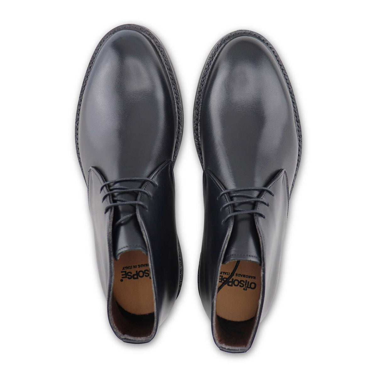 Polacchine in pelle nera