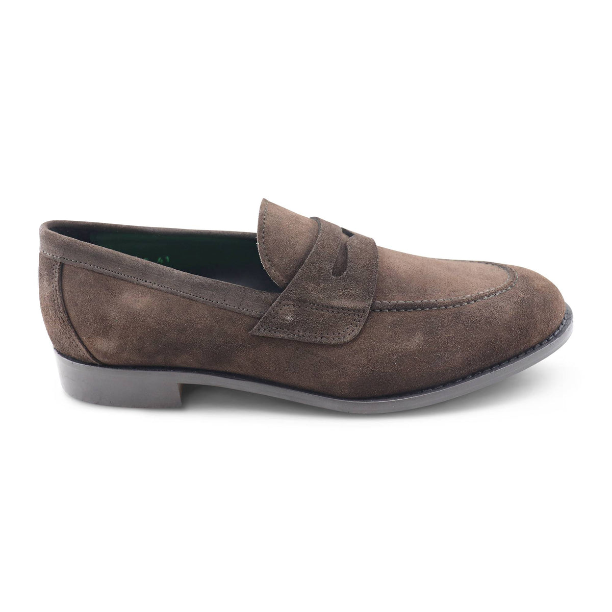 Mocassini camoscio testa di moro