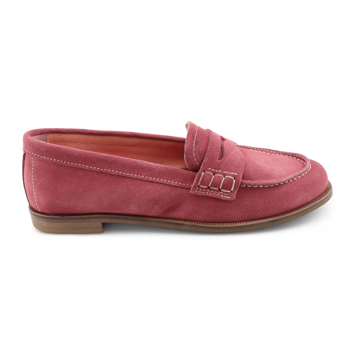 Mocassini ave camoscio rosa