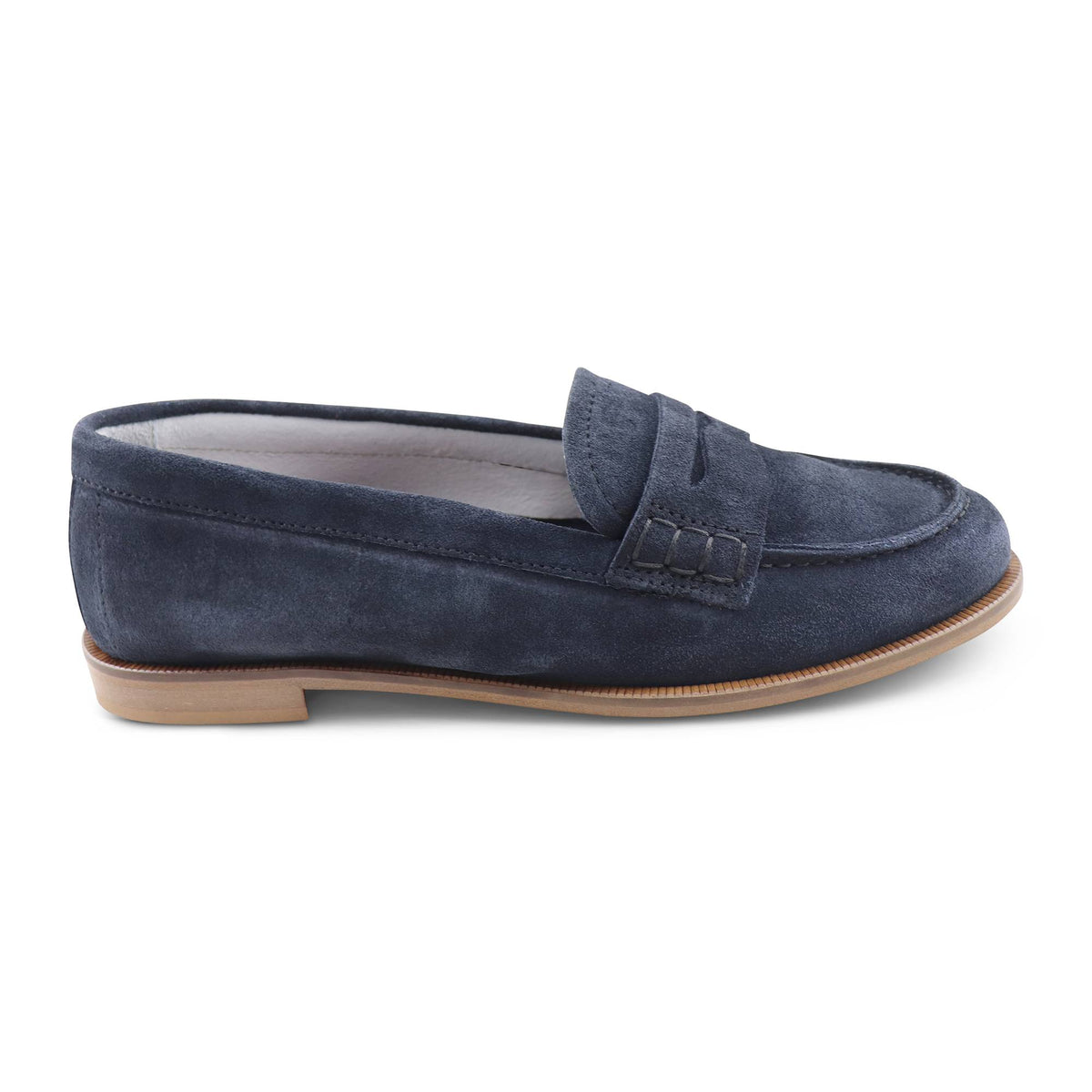 Mocassini ave camoscio blu