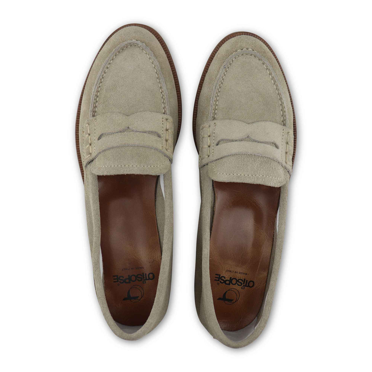 Mocassini ave camoscio beige