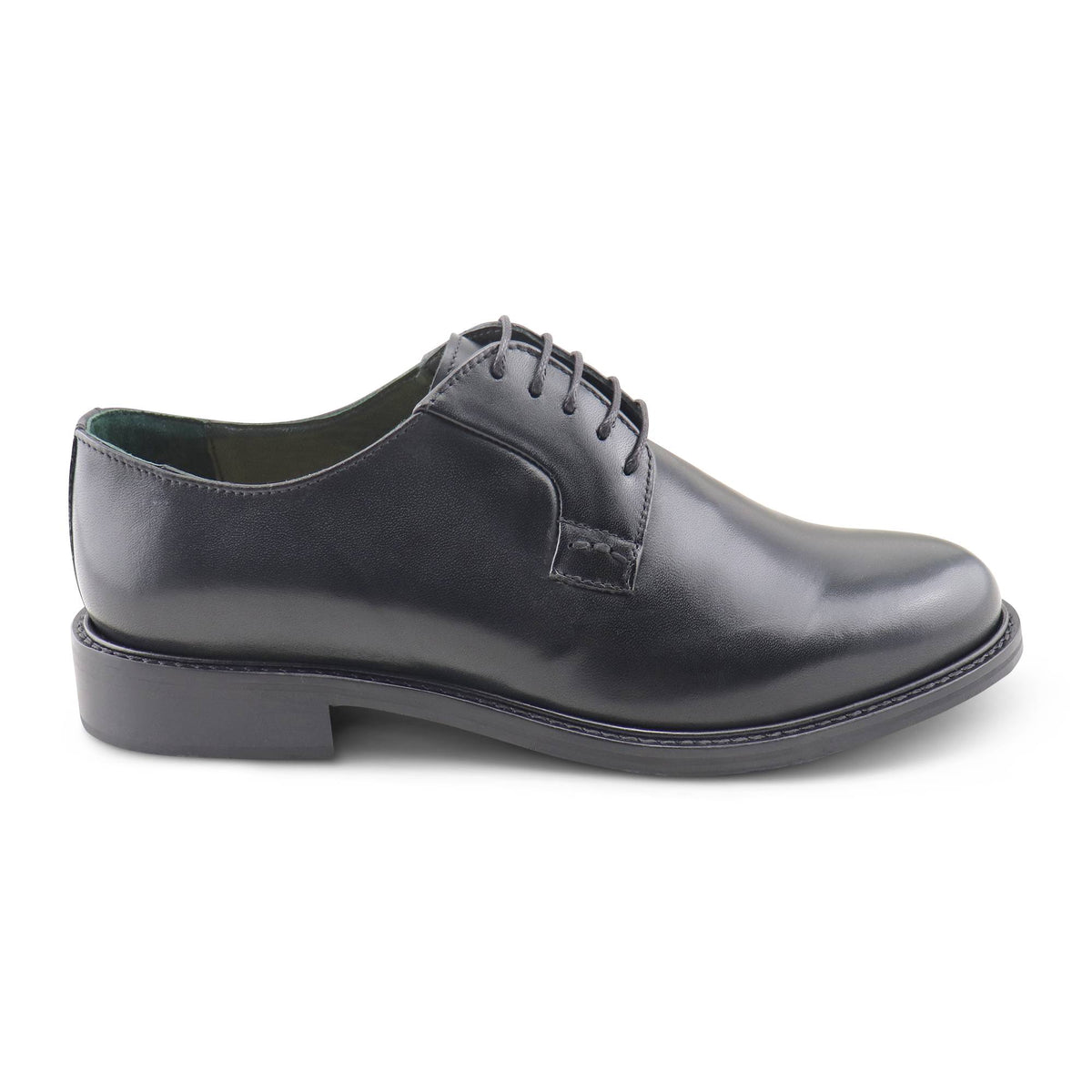 Derby in pelle nera