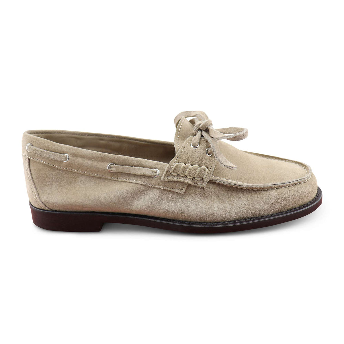 Mocassini fausta camoscio taupe