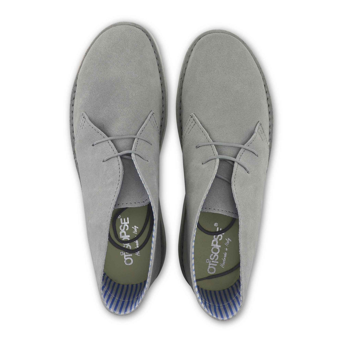 Polacchine Vibram in camoscio grigio