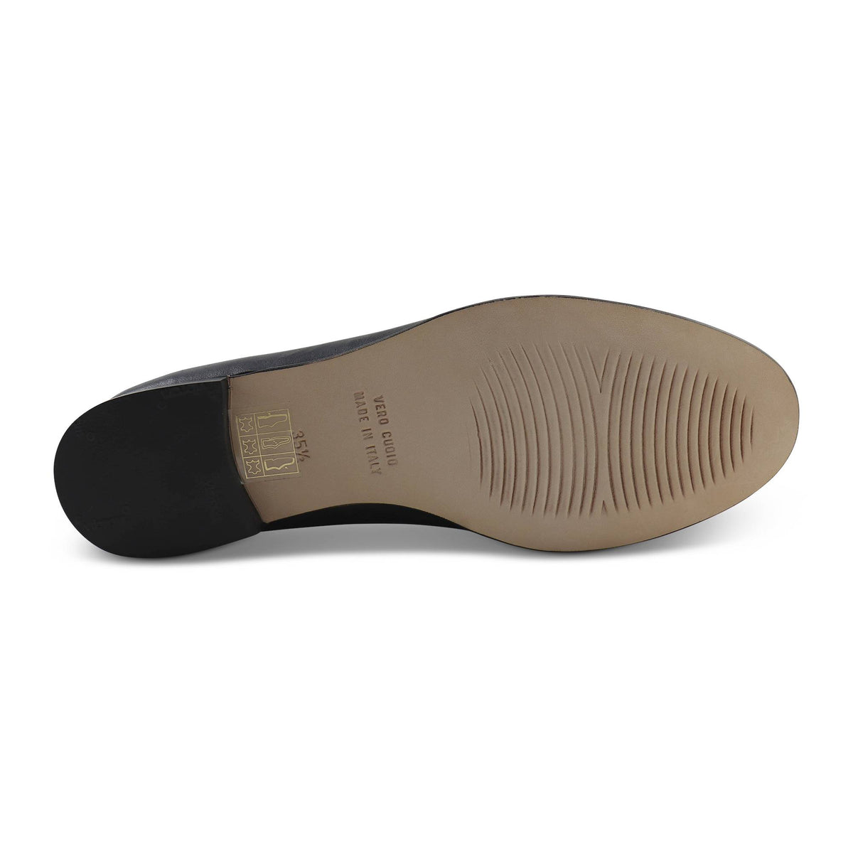 Ballerine in pelle blu