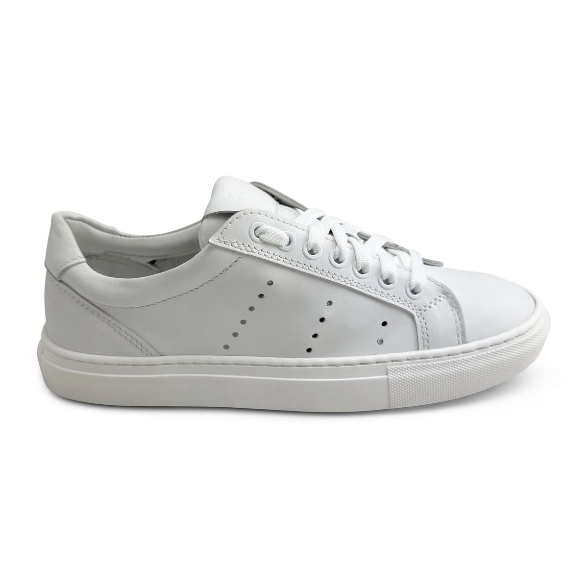 Sneakers in pelle bianca