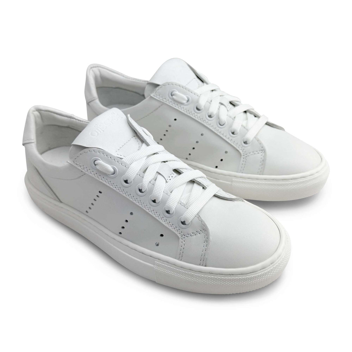 Sneakers in pelle bianca