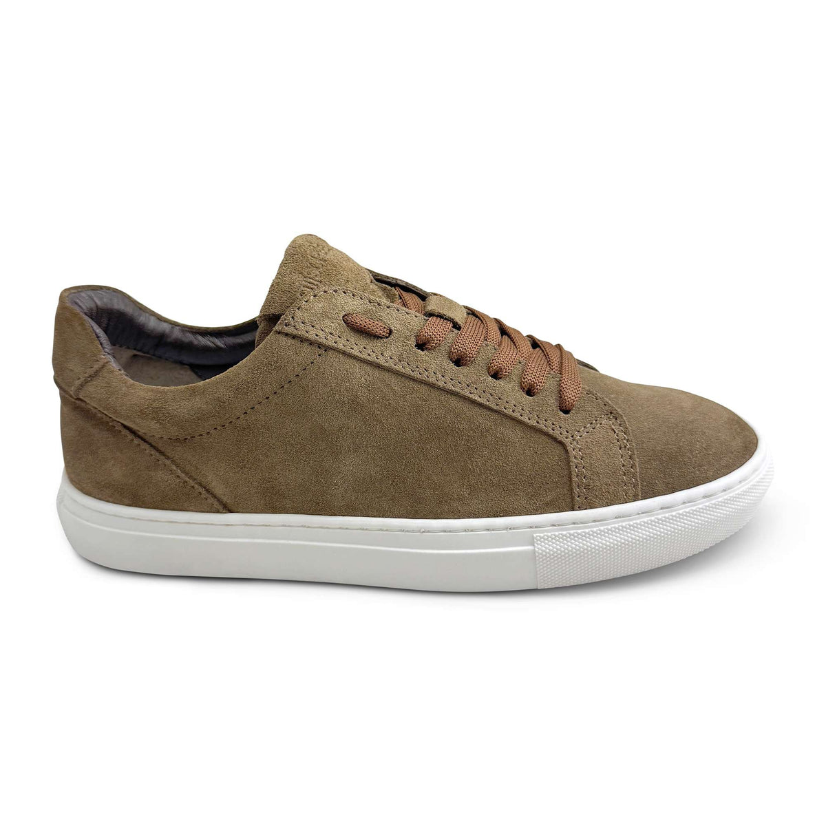 Sneakers in camoscio taupe
