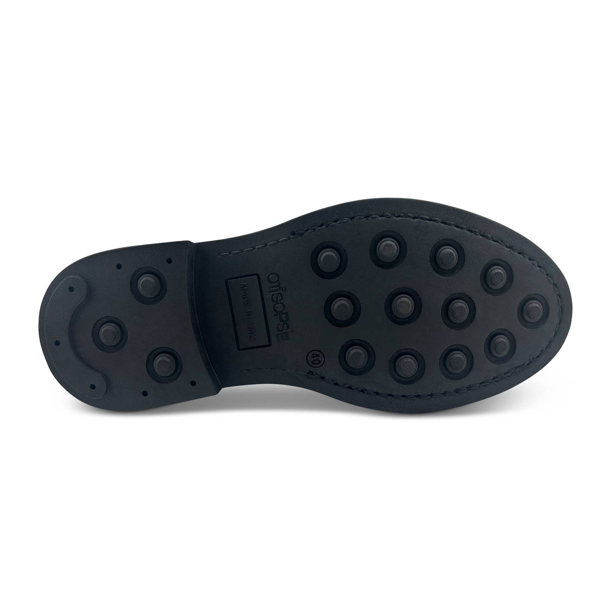 Derby in pelle nero