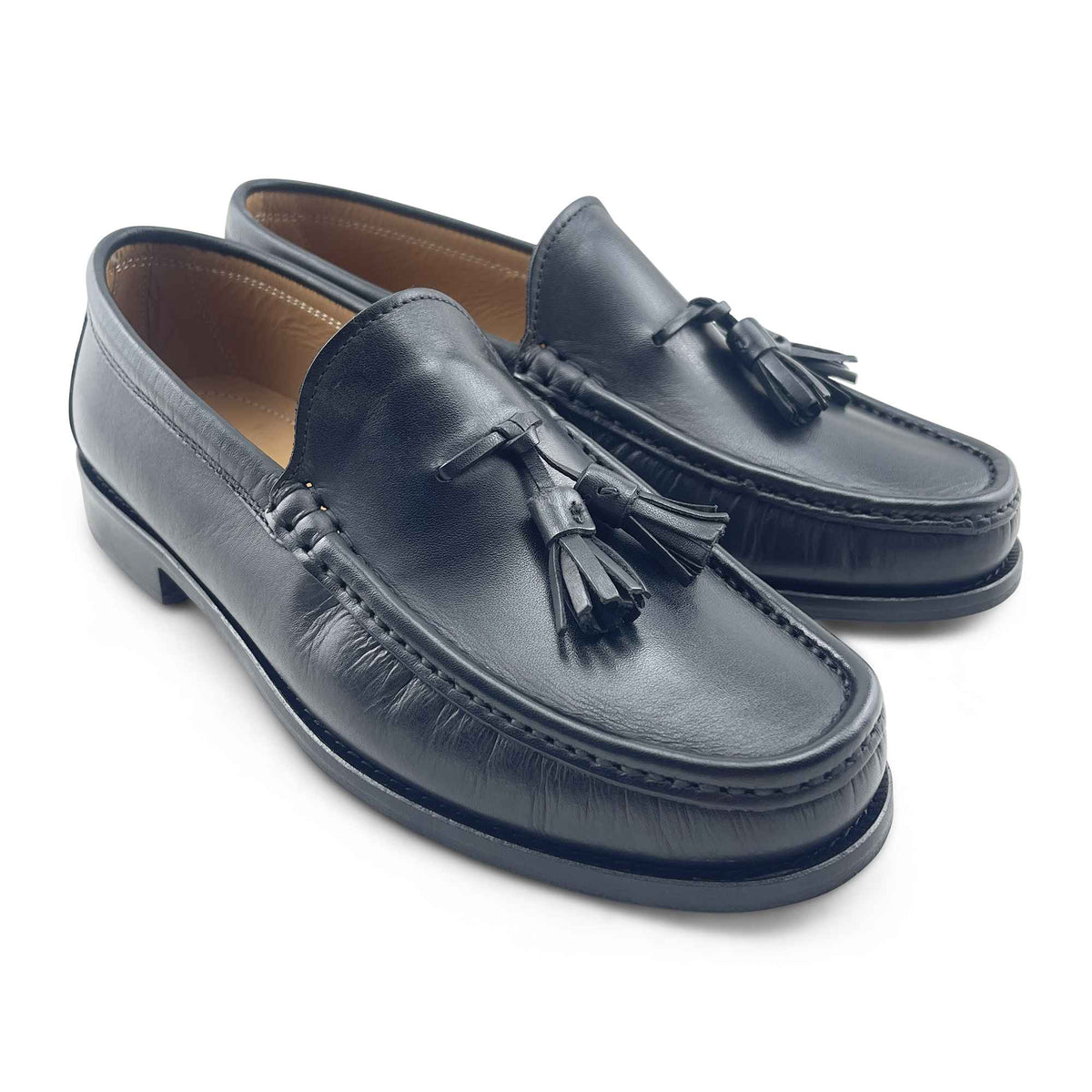 Mocassino in pelle nero