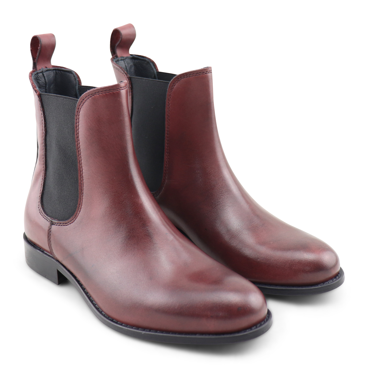 Chealse pelle bordeaux