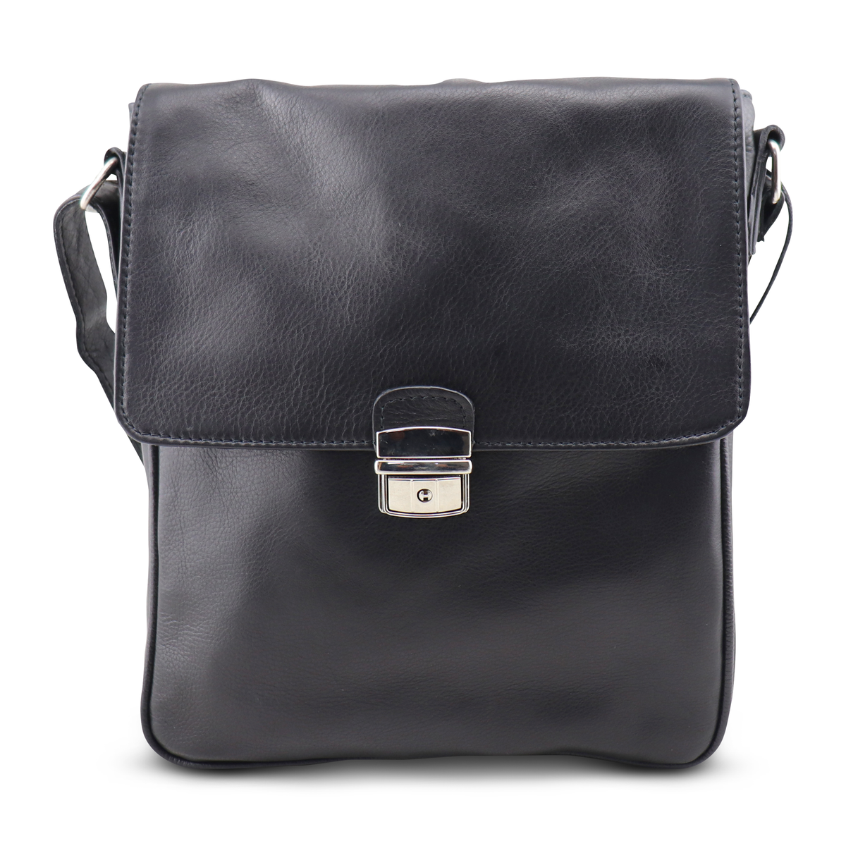Borsello da uomo in pelle nero