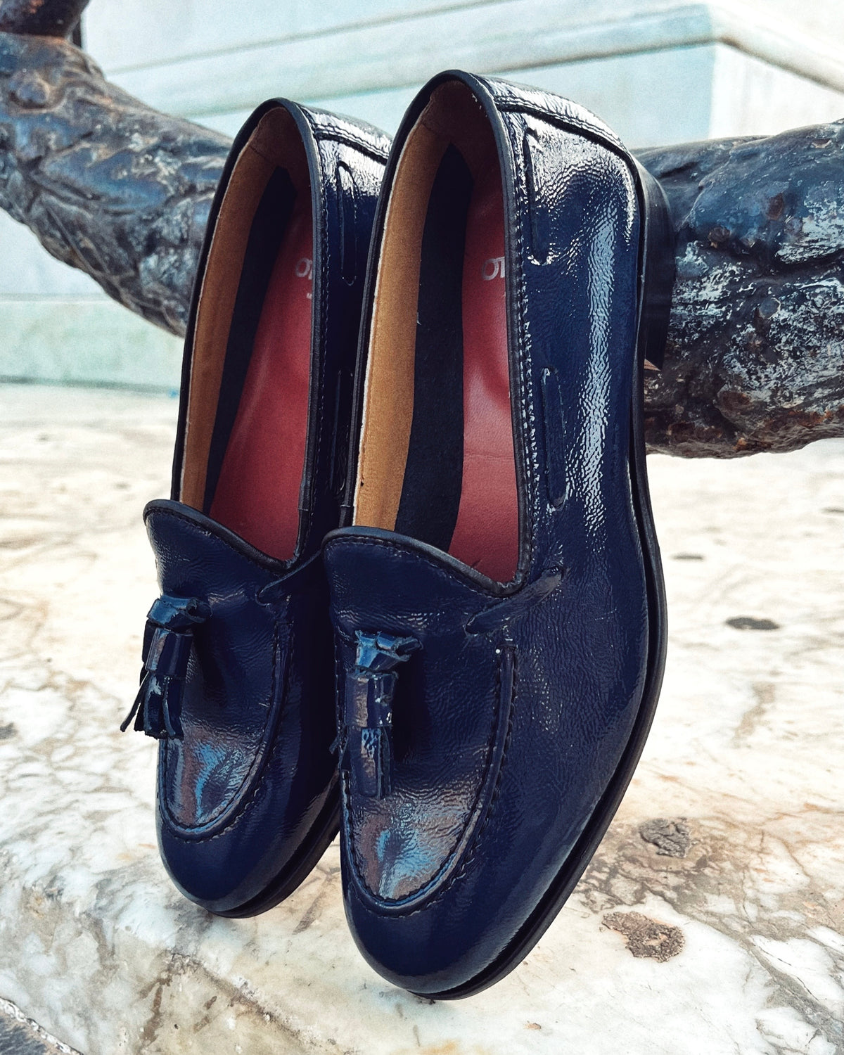 Mocassini naplak blu