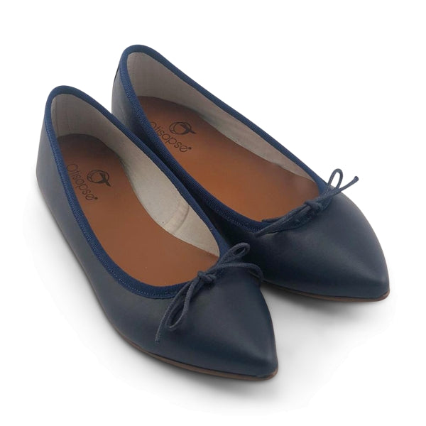 Ballerine in pelle