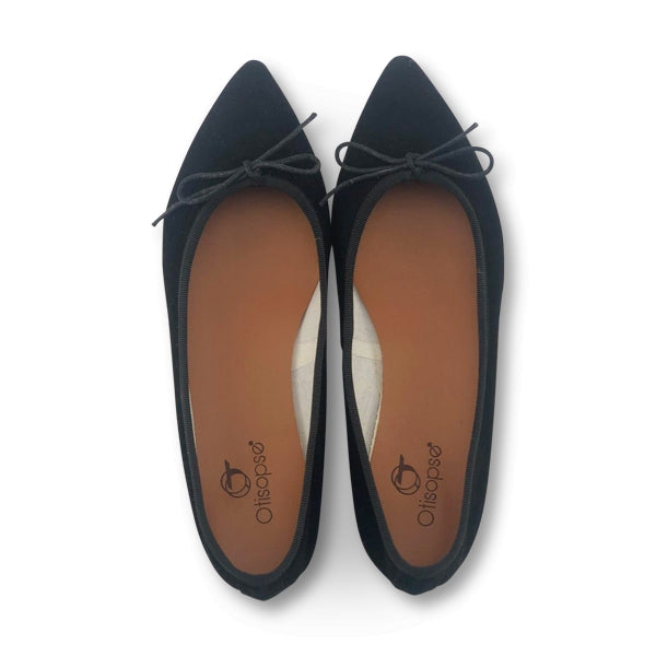 Ballerine in camoscio