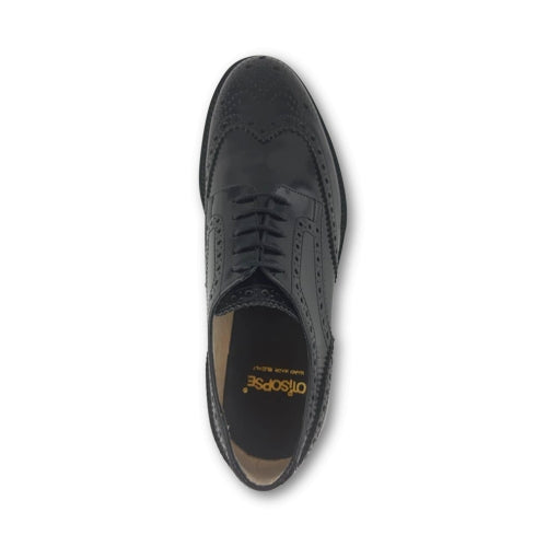 Scarpe Derby nere in pelle