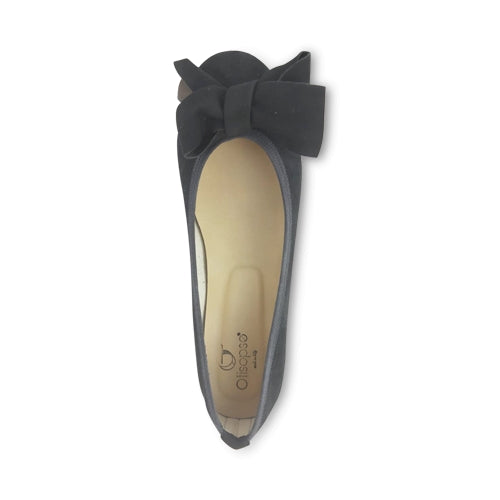 Ballerine nere con fiocco