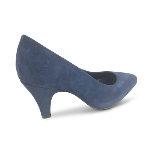 Décolleté blu tacco 6 cm