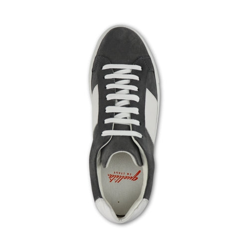 Sneakers basse in camoscio