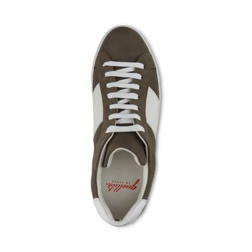 Sneakers basse in camoscio
