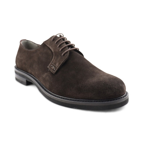 Scarpe derby in camoscio testa di moro