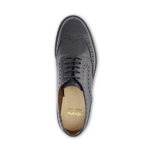 Scarpe derby nere in pelle