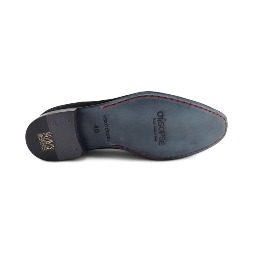 Slippers con suola in cuoio