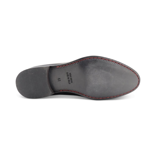 Scarpe con suola in cuoio
