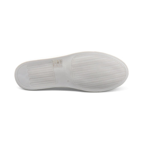 Sneakers bianche con suola in gomma