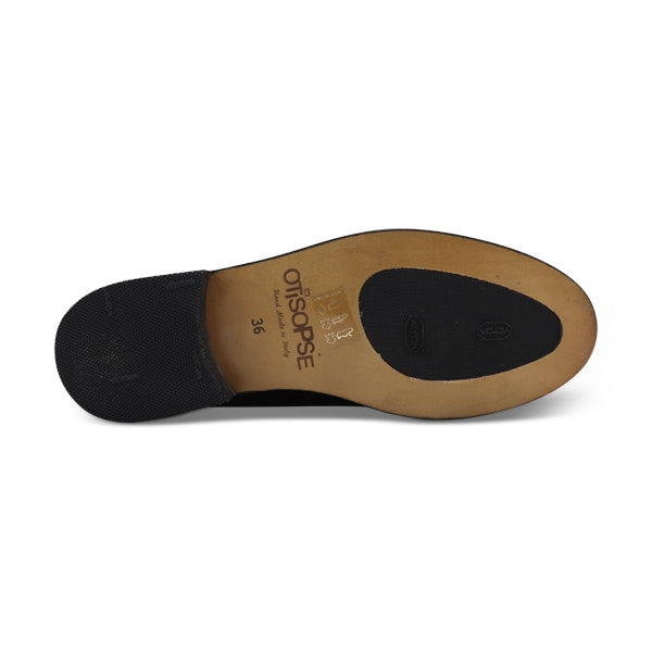 Scarpe Derby con suola in cuoio