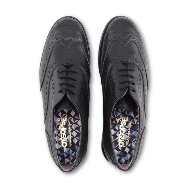 Scarpe Francesine con suola in cuoio
