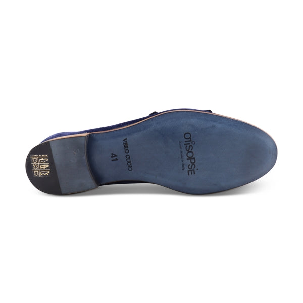 Slipper con suola in cuoio