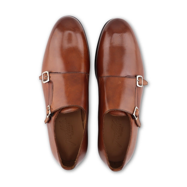 Scarpe con doppia fibbia da uomo
